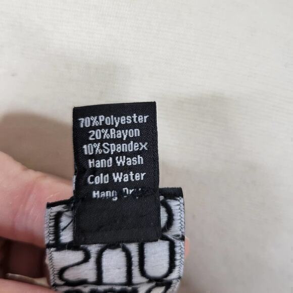 Clara Sun Woo Womens Top Striped‎ Dolman Sleeve Red Medium - Picture 6 of 6